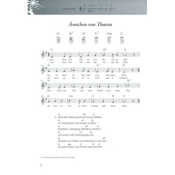 Schott Folk und Volk Gesang/Ukulele