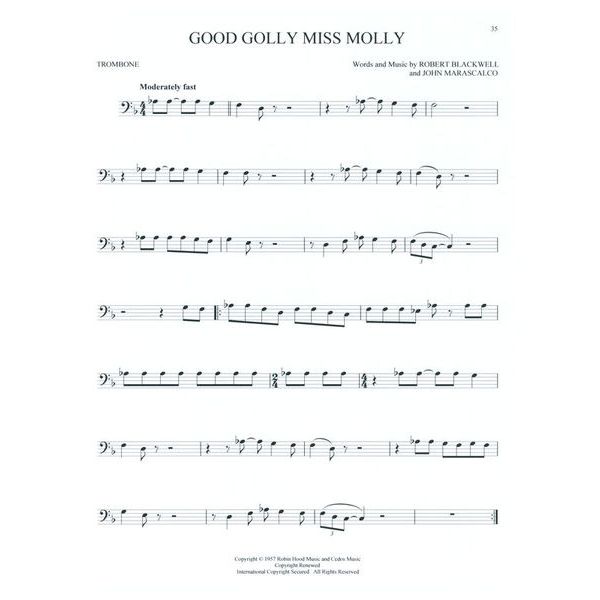 Hal Leonard Greatest Songs Of Rock Tromb.