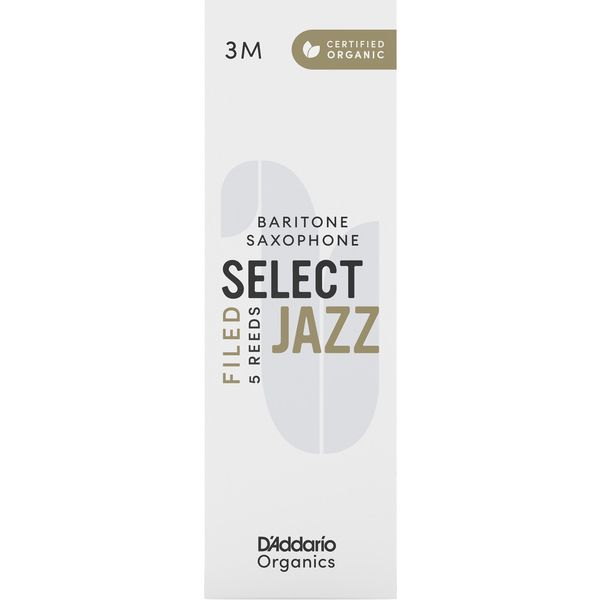 DAddario Woodwinds Organic Sel. Jazz Filed BAR 3M