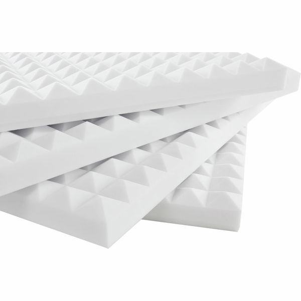 t.akustik Melamine Pyramid 70mm WH
