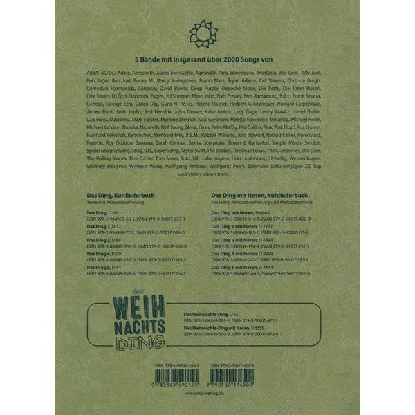 Edition Dux Das Ding 1 mit Noten