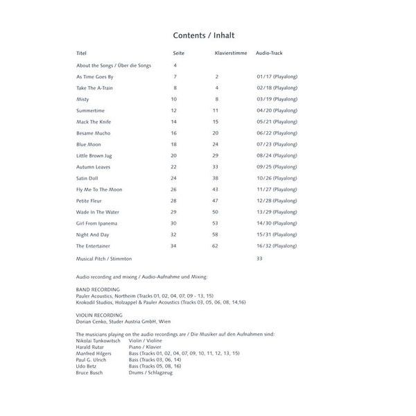 Schott Jazz Ballads Violin