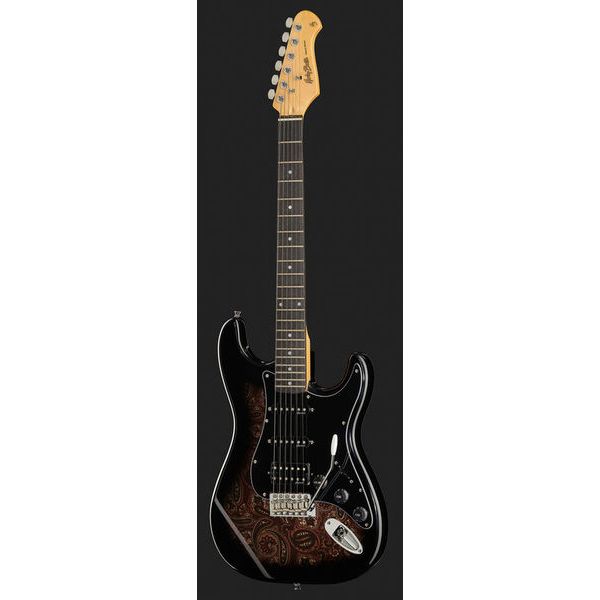 Harley Benton ST-70 Black Paisley