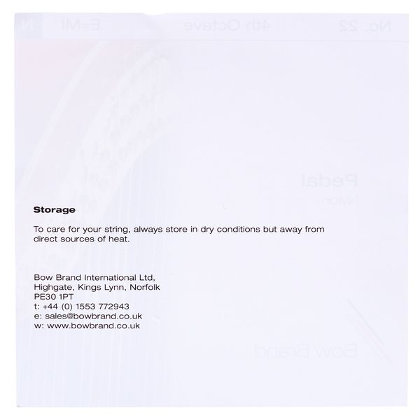 Bow Brand Pedal Artist Nylon 4th E No.22