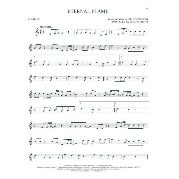 Hal Leonard 101 Beautiful Songs Clarinet