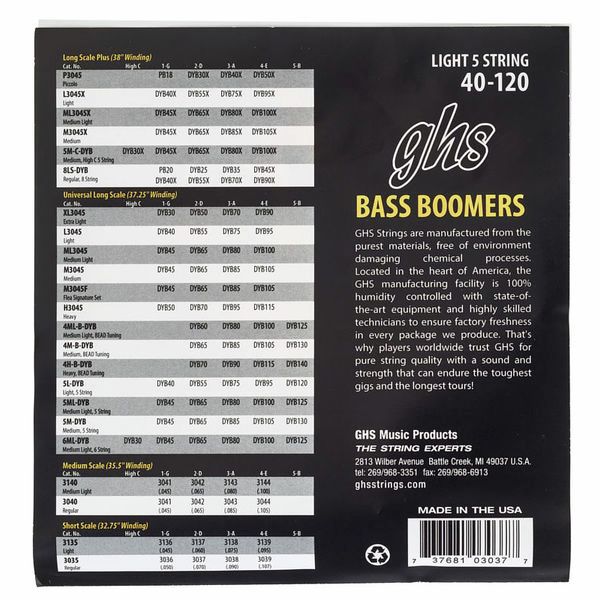 GHS 3045 5L DYB Boomers