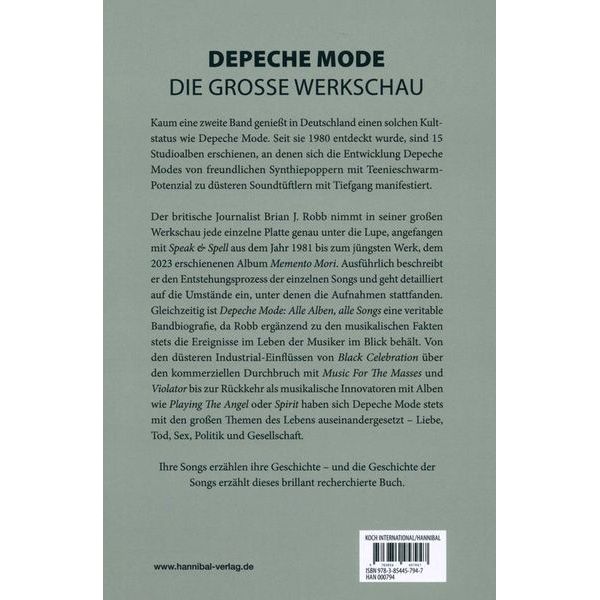 Hannibal Verlag Depeche Mode