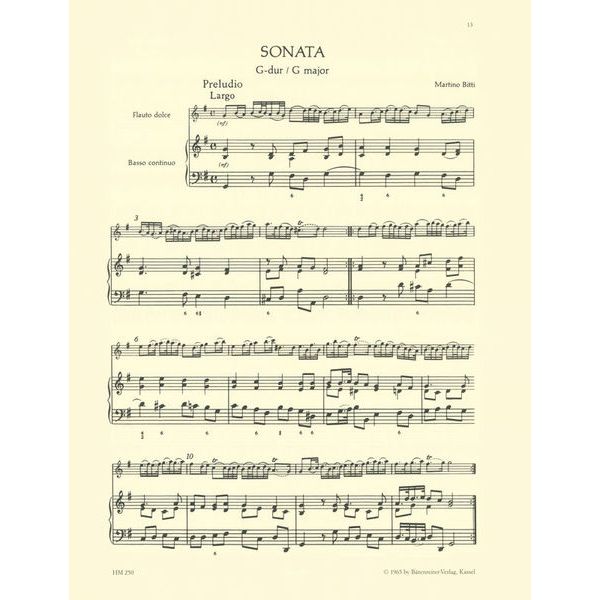 Brenreiter Italienischer Barock