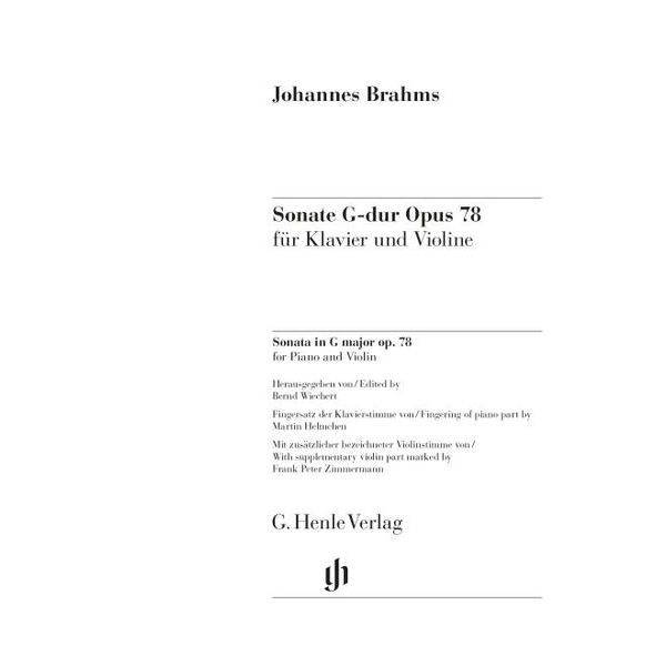 Henle Verlag Brahms Violinsonate G-Dur