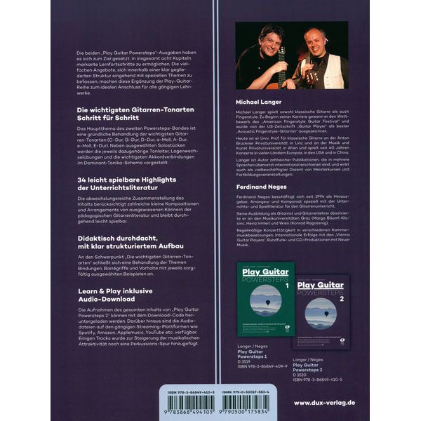 Edition Dux Play Guitar Powersteps 2