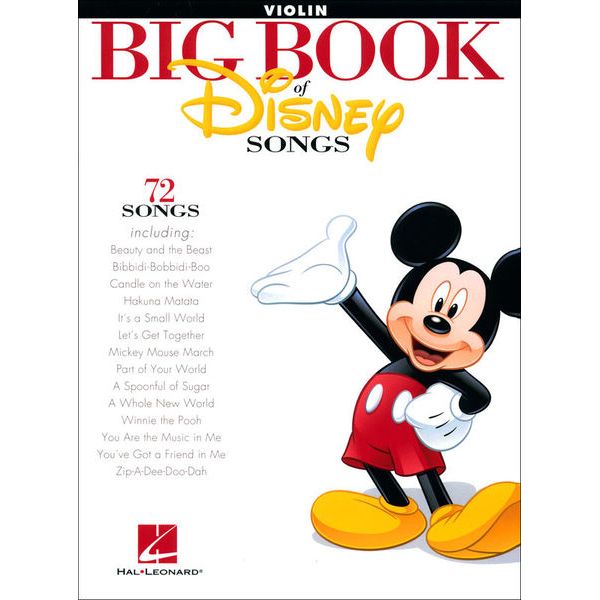 Hal Leonard The Big Book Of Disney Violin