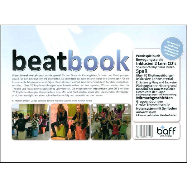 Baff Beatbook Cajon Lehrbuch