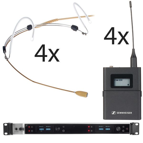 Sennheiser EW-DX HSPE 4 Dante Set R1-9