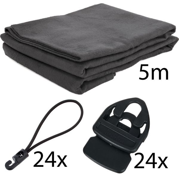 Stairville Molton Set Black 5x3m