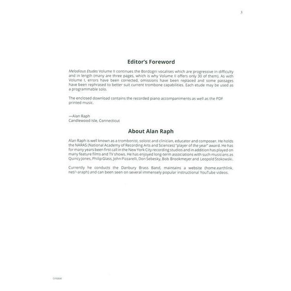 Carl Fischer Melodious Etudes for Tromb. 2