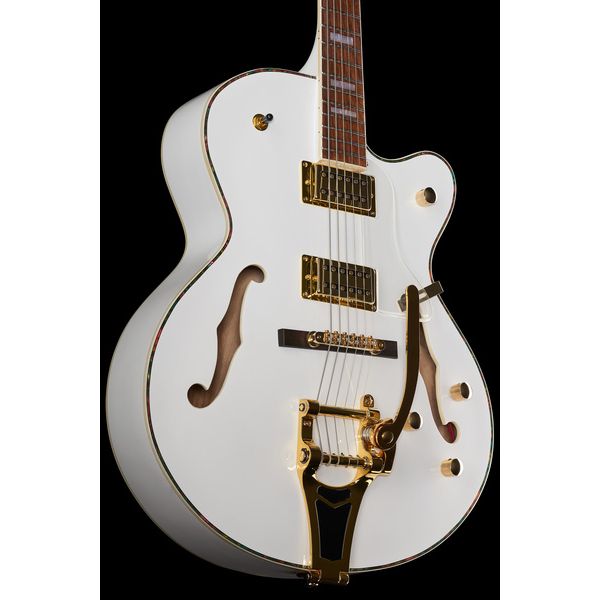 Harley Benton BigTone Trem White w/Case
