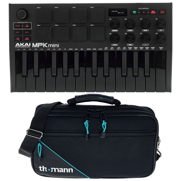 AKAI Professional MPK Mini MK3 Black Bag Bundle