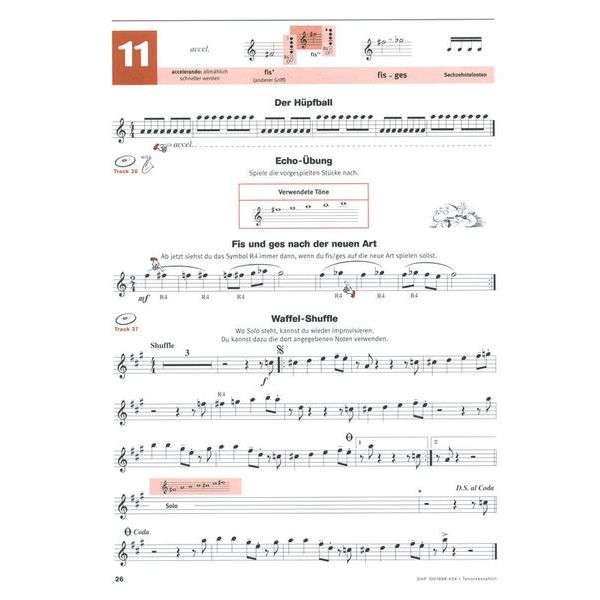 De Haske H&ouml;ren Lesen Schule 2 Tenor Sax