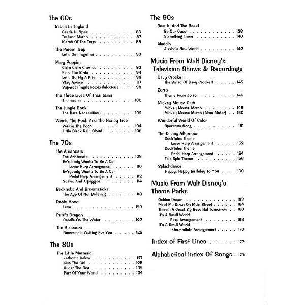 Hal Leonard 76 Disney Songs For The Harp