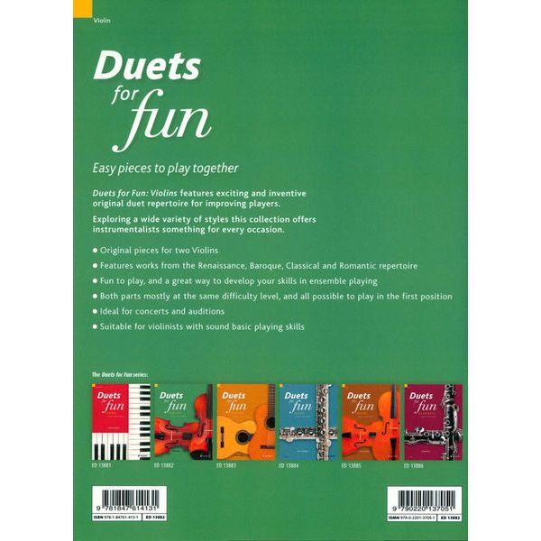 Schott Duets for Fun Violin