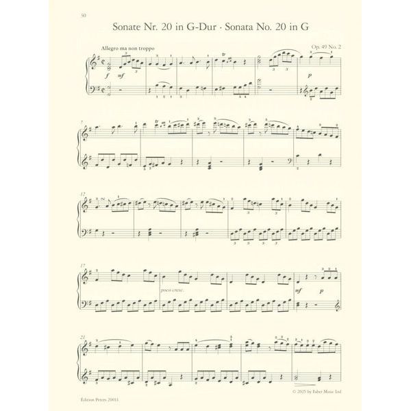 Edition Peters Beethoven Meisterwerke