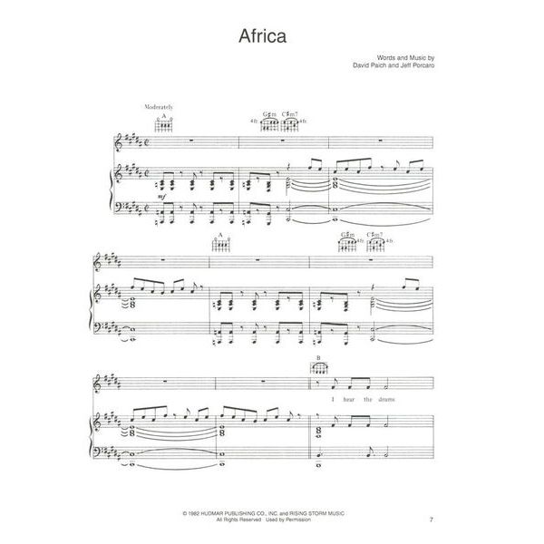 Hal Leonard Best Of Toto