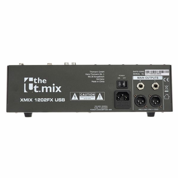 the t.mix xmix 1202 FX USB