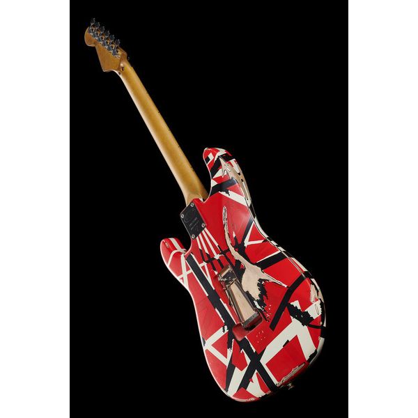 Evh Frankie Striped MN Relic R/W/B