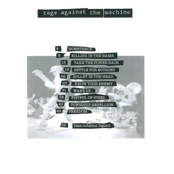 Hal Leonard Rage Against The Machine Bass