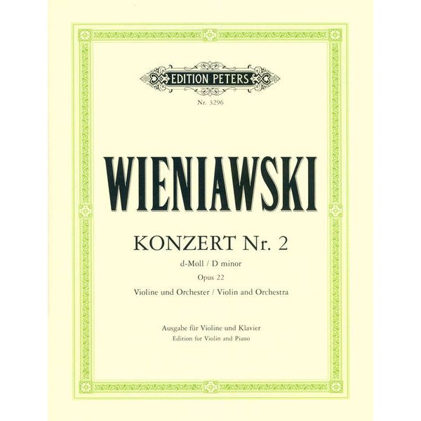 Edition Peters Wieniawski Violinkonzert Nr. 2