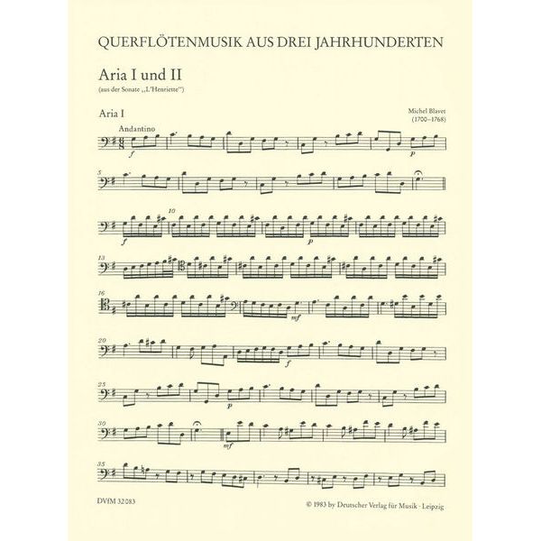 Deutscher Verlag für Musik Querflötenmusik aus drei Jhdt.