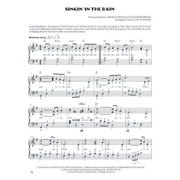 Hal Leonard Favorites from the '50s Harp