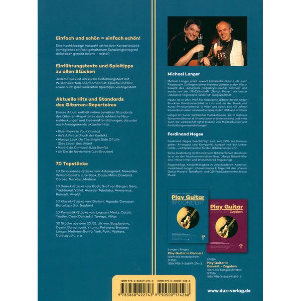 Edition Dux Play Guitar In Concert