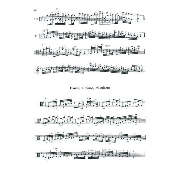 Ries und Erler Musikverlag Das Skalensystem for Viola