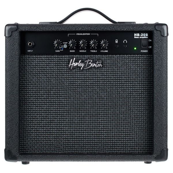 Harley Benton B-30BK Acoustic Bass Bundle