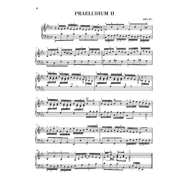 Henle Verlag Bach Wohltemperiert Klavier II