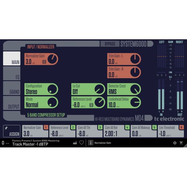 tc electronic MD4 HD Hi-Res Multiband Dynam.