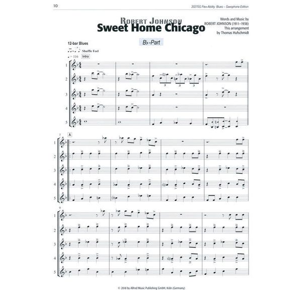 Alfred Music Publishing Flex-Ability Blues Saxophone