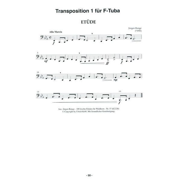 Musikverlag Heinlein Praxis Tuba