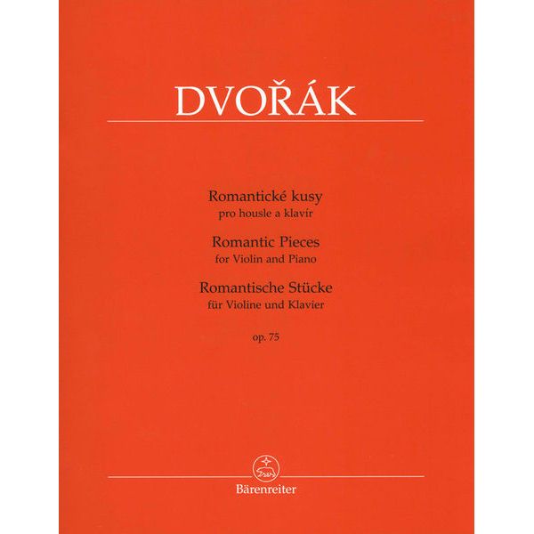 Brenreiter Dvorak Romantische Stücke