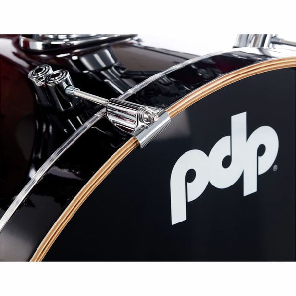 DW PDP CM7 Red to Black