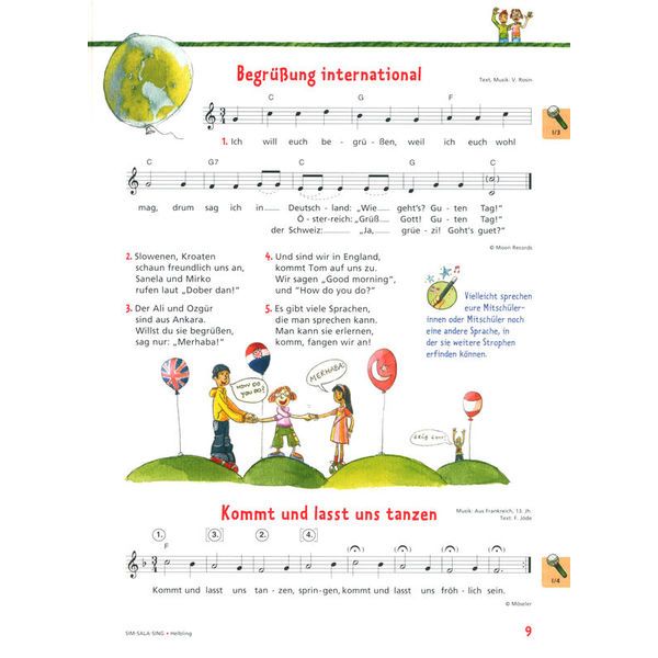 Helbling Verlag Sim Sala Sing Das Liederbuch B