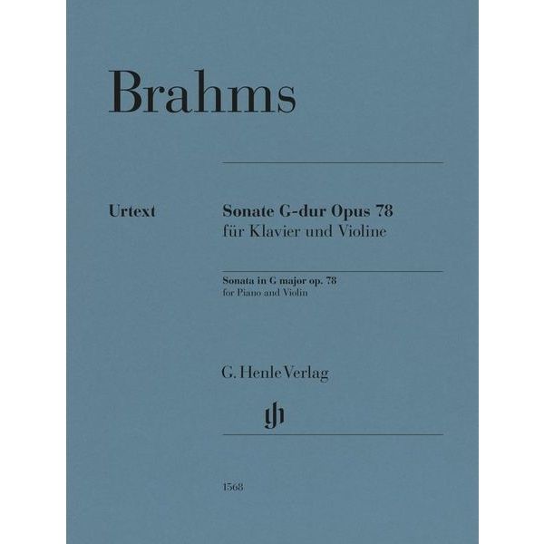 Henle Verlag Brahms Violinsonate G-Dur