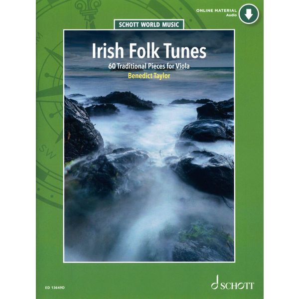 Schott Irish Folk Tunes For Viola