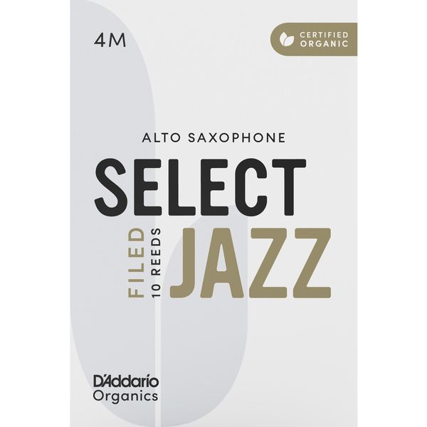 DAddario Woodwinds Organic Sel. Jazz Filed ALT 4M