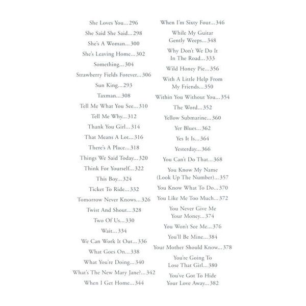 Hal Leonard Little Black Book Beatles