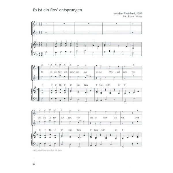 Schott Fröhliche Weihnachtslieder Fl