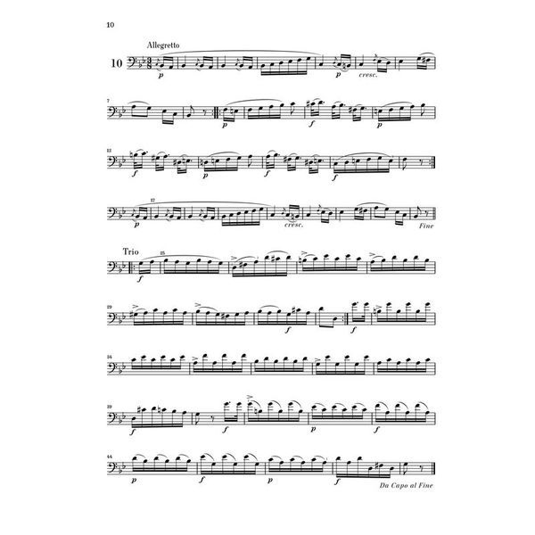 Henle Verlag Dragonetti Walzer Kontrabass