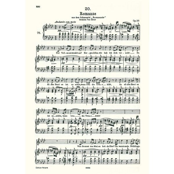 Edition Peters Schubert Lieder 1 High