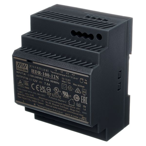 MeanWell HDR-100-12N Power Supply 7,5A